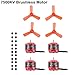 Makerfire 4pcs D1104 7500KV Brushless Motor and 4pcs 1935 3-Blade Propellers for 60 70 80 90 RC Multirotor FPV Racing Drone Quadcopter