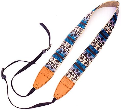 Vintage Camera Straps for DSLR Canon, Nikon, Sony, High Quallity (Purple)