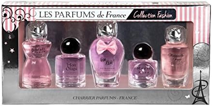 Charrier Parfums - 'Fashion Collection' 5 French Perfumes Gift Box 1.68 fl.oz