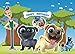 GYA 7x5ft Puppy Dog Pals Paw Birthday Party Backdrop Boys Kids Happy Birthday Photography Background Cake Table Decor Banner Baby Shower Photo Studio Booth Props