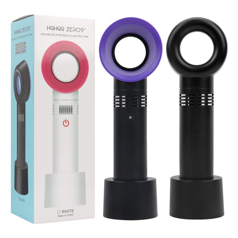 Rofitbest Mini Eyelash Fan Dryer Portable USB Rechargeable eyelash dryer fan for Essential Eyelash Extension Supplies (Black)