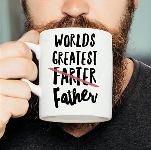 Worlds Greatest Farter Father Mug, Father Mug, Dad Mug, Funny Gift for Dad, Funny Coffee Mug, Fathers Day Gift, Daddy Mug, Gift for Father from Daughter Son