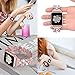 Wearlizer Rose Gold Womens Compatible Apple Watch Band 38mm 40mm iWatch Wristband Replacement Rhinestone Stainless Steel Strap Beauty New Bracelet Metal Hand Removal Link Series 4 3 2 1 Sport Edition