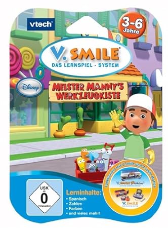VTech 80-084364 - V.Smile Motion Lernspiel Meister Manny