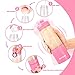 BOTTLED JOY Protein Shaker Bottle with 2-Layer Twist and Lock Storage, Tritan Lady Sports Protein Mix Shaker Water Bottle 480ml 16oz 16Ounce (Pink)