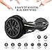 LAMBORGHINI TwoDots Hoverboard 6.5 inches Hover Board with App Bluetooth LED Lights Suitable All Terrain Two-Wheel Balancing Scooter for Kids and Adult by UL2272 Certified Black