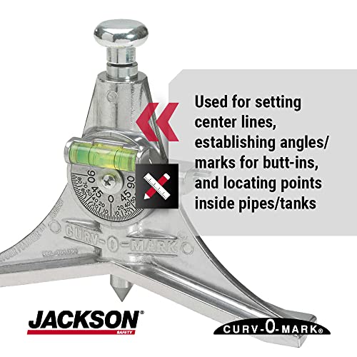 Jackson Safety Pipe Marker Centering Head Tool, CurvOMark Jumbo 7, To