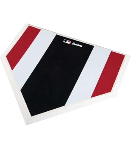 BESPORTBLE Plaque D'entraînement Baseball Marqueur Plat Robuste Tapis D' entraînement pour Lanceur Résistant aux Intempéries Équipement Sportif Base-Ball Entraînement Extérieur