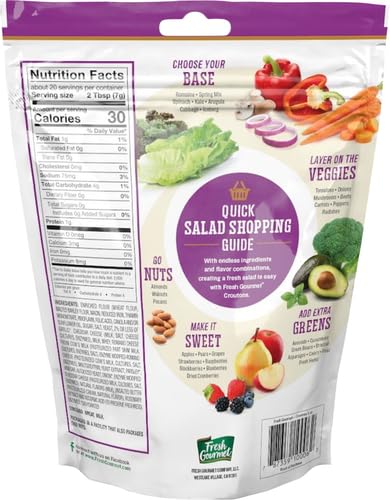FRESH GOURMET CROUTONS, CHEESE GARLIC, 5 OZ