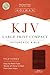KJV Large Print Compact Reference Bible, Brown LeatherTouch