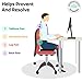 Seat Cushion Car Office Chair - Memory Foam Gel-Enhanced, Ergonomically & Large Designed Pillow for Sciatica, Tailbone, Coccyx Back Pain, And Relief, Comfort - Seat Cushion Car Office Chair - Black