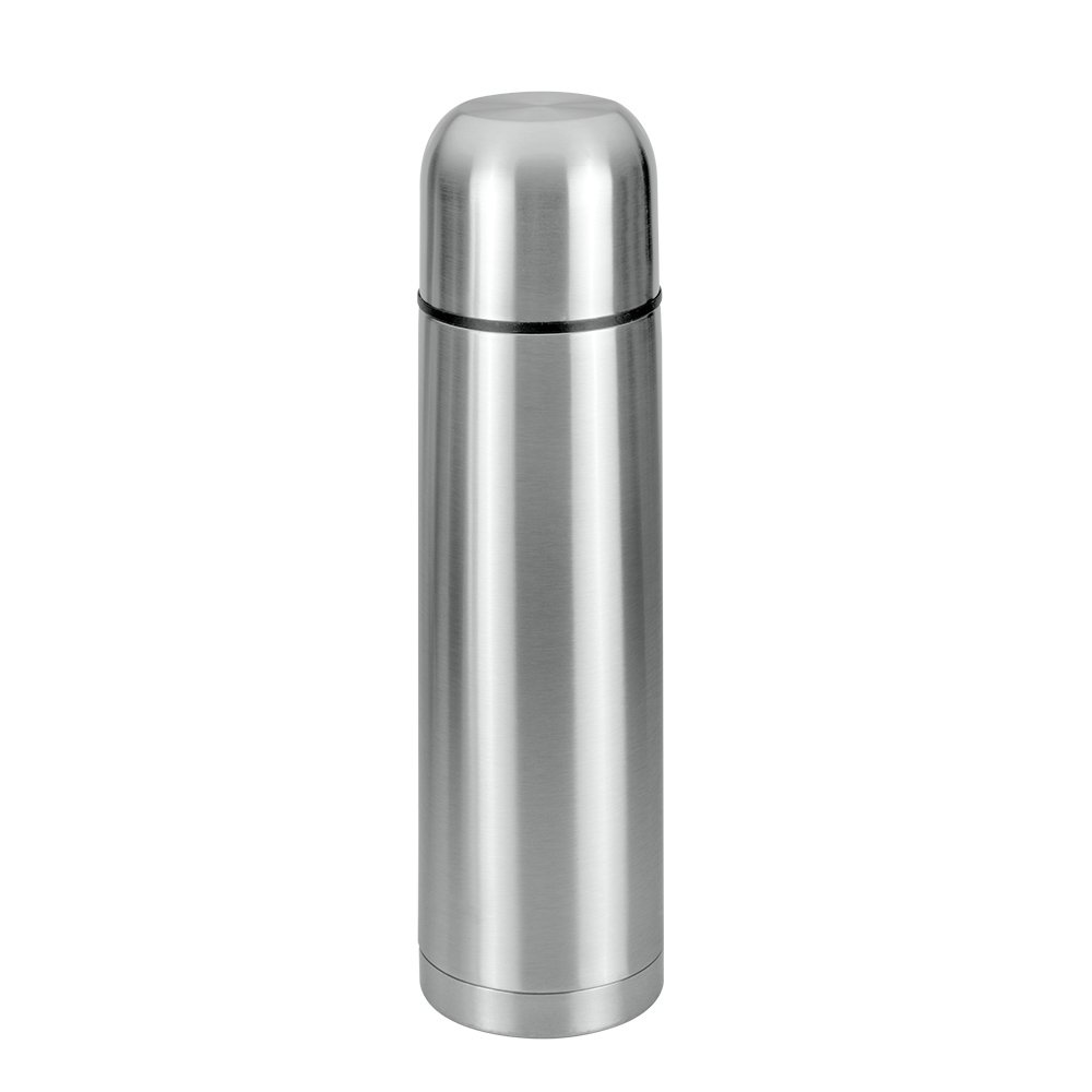 Metaltex Cosmos Insulated Flask Silver Stainless Steel in a Choice of Sizes 1 l