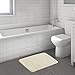 Memory Foam Bathroom Kid's Rug Mat, Slip-Resistant Extra Absorbent Bath Mat Set Non Slip Dry Fast Bath Mat Extra Soft and Absorbent, Machine-Washable Non-Slip Bath Rugs(Ivory, 24