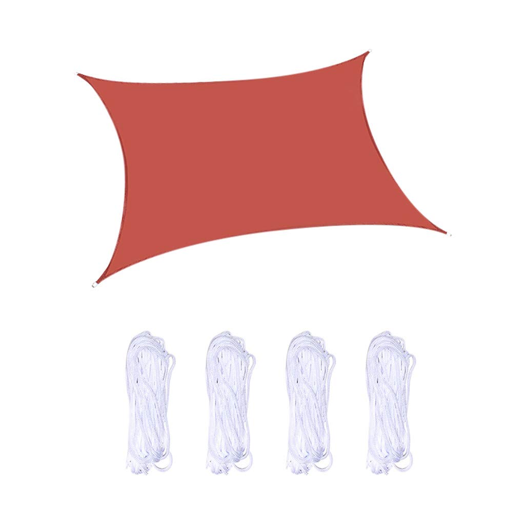 Waterproof Sun Shade-Sail UV Patio Outdoor Top Canopy Rectangle Cover for Garden DS, Small Appliances Clearance Sales