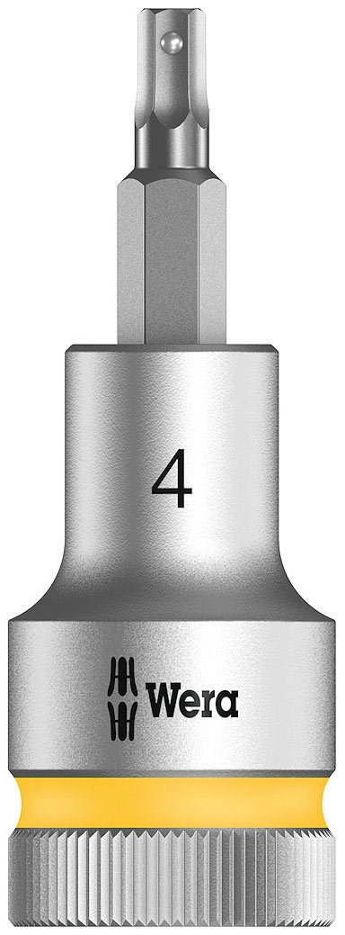 Wera 8740 C HF Zyklop In-Hex-Plus holding function bit socket, 1/2" drive, 4x60mm, 05003820001