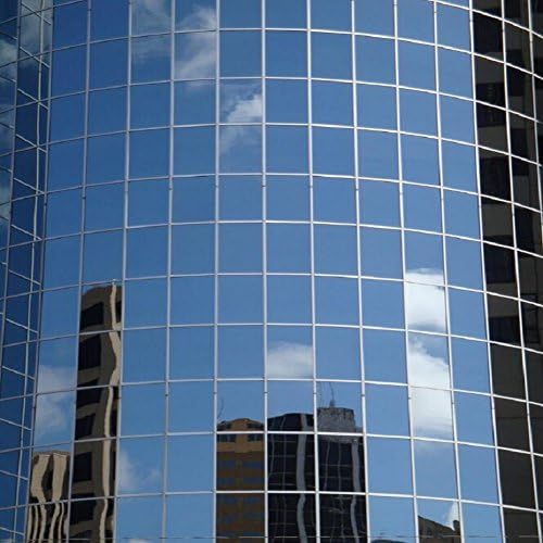 23.6-Inch by 6.5-Feet (60cm×200cm) Privacy Sun Control and Heat Rejection Window Glass Tinting Film, Dark Blue