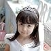 Buytra 2 Pack Wedding Party Bridal Bridesmaid Flower Crystal Heart Shape Princess Crown Headband Tiara for Girls Children, Silver