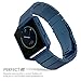 MoKo Fitbit Blaze Band , Stainless Steel Metal Replacement Link Bracelet with Double Button Folding Clasp for Fitbit Blaze Smart Fitness Watch, Frame NOT Included - BLUE