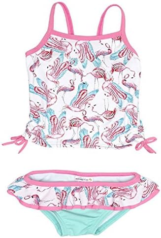 Escargot Kids Flamingo Frill Tankini