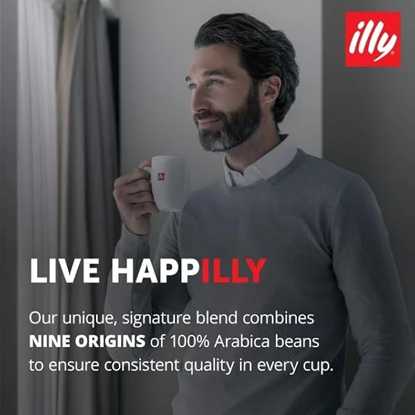 ILLY COFFEE K-CUPS – COMPATIBLE PODS FOR KEURIG COFFEE MAKER – CLASSICO DECAFFEINATED ROAST – MILD & BALANCED, NOTES OF CARAMEL – 10 COUNT (PACK OF 2)