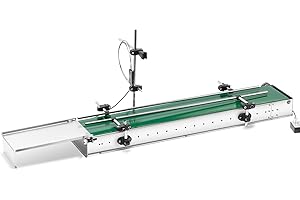 Moonshan Automatic Belt Conveyor 35” and Fiber Optic Sensor for Intelligent Liquid Filling Machine Mini Automatic Production Line