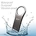 Silicon Power 10PK 16GB Jewel J80 Metallic Capless USB 3.0 Flash Drive for Windows/Mac - Titanium, Zinc Alloy (SP016GBUF3J80V1TAM)