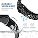 hooroor Fitbit Versa Silicone Sport Bands for Women Men Small Large, Soft Silicone Replacement Strap Wristband for Fitbit Versa Fitness Smart Watch (#02-Black/Gray, Large)