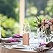 BOLSIUS Rustic Metallic Set of 6 Rose Gold Unscented Pillar Candles Inches –2.75 X 5 Decoration Dinner Wedding Candles – Perfect Use for Home Décor - Church-Spa Candle – Restaurant 130/68m…