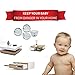 Ultimate Corner Protector Kit 14 Pack-12 Clear Corner Guards Pre-applied - 2 Universal Cabinet Lock .Makes Home Safe for Baby and Toddlers. Ar4u