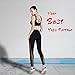 NIOFEI High Waist Inner Pocket Yoga Pants Tummy Control Workout Running Mesh Sexy Yoga Leggings