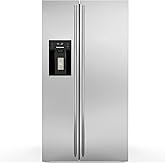 Gallery 36 in. 25.6 cu. ft. Standard Depth Side by Side Refrigerator in Black Stainless Steel on Fridge.com
