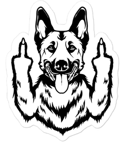 Amazon.com: K9 Talk Shit Get Bit Sticker (2 Pack) 3” x 4” K9