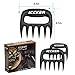 ICCKER Meat Claws - Bear Paw Shredder Claws for BBQ Pork, Beef, Brisket, Turkey, Premium Meat Shredder, Sharp and Lightweight, BPA Free Barbecue Tools
