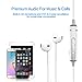 URWILL Bluetooth Headphones, Wireless Earbuds V4.1 Stereo Earphones Sweatproof Bluetooth Headset Sports Noise Cancelling with Mic for iPhone X 8 7 Plus Samsung Galaxy and Android Phones (White)