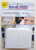 Handi-Shim, White HS1840WH Plastic Construction