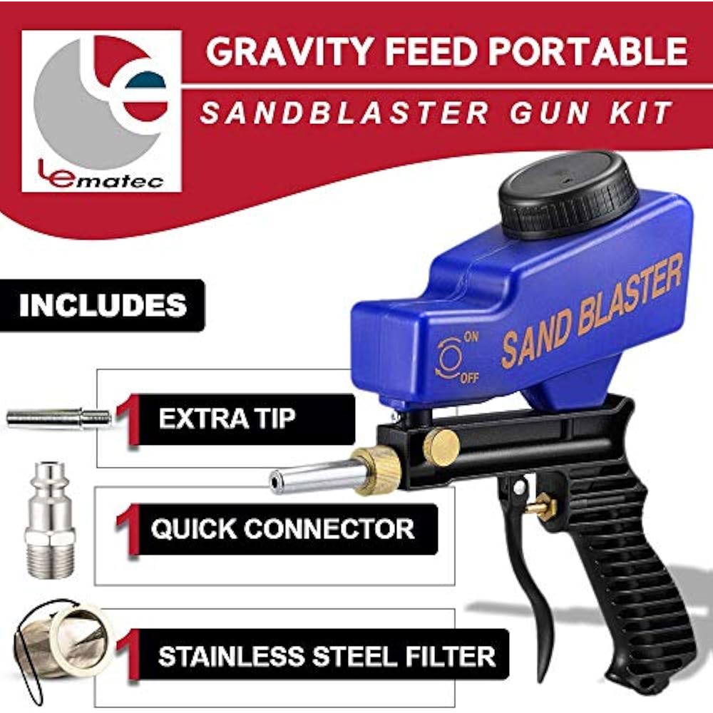 Sandblaster Blaster Kit, Soda Blaster, Professional Blasters, Media Gun