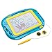 ikidsislands IKS88B [Travel Size] Color Magnetic Drawing Board for Kids, Doodle Board for Toddlers, Sketch Pad Toy for Little Boys (Blue)