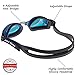 JNW Direct Premium Comfort Swim Goggles for Men, Women & Kids, Best Anti Fog + UV Protection, Waterproof and No Leak Adult Swimming Goggle Set, Includes BONUS Case and 3 Adjustable Nose Bridges