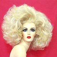 Amazon Com Lady Gaga Wig Platinum Blonde Drag Queen Lace Front