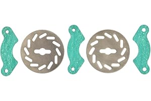 Hot Racing TRVO39K08 Silver Titanium Twin Disc Brake Kit TRA Revo Slayer