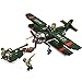 color mogu WW2 Military Aircraft,Artillery and Army Minifigures Building Block Toy for Children Creative Role Play（187 piece）