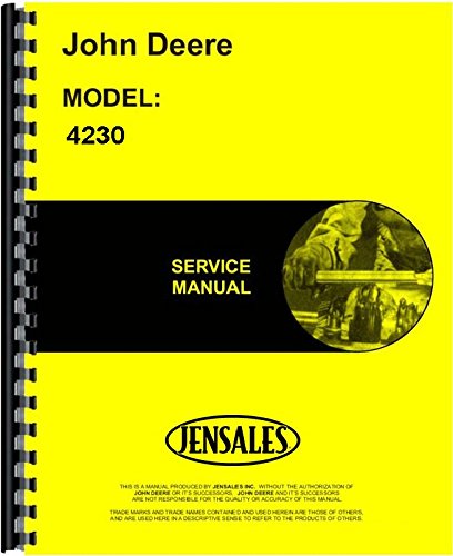 John Deere 4230 Tractor Service Manual Jd S Tm1056 John Deere Amazon Com Books