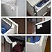 Magnetic Baby Locks, HUIRUI Childproof Safety Cabinet & Drawer Locks, No Drilling or Screws Needed, Quick Installation and Easy Operation, Package Includes 8 Locks + 3 Keys