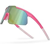 Cycling Sunglasses for Men Women Sports Sunglasses UV400 for Baseball, Running, Fishing, Driving, Bike, Lightweight Tr90