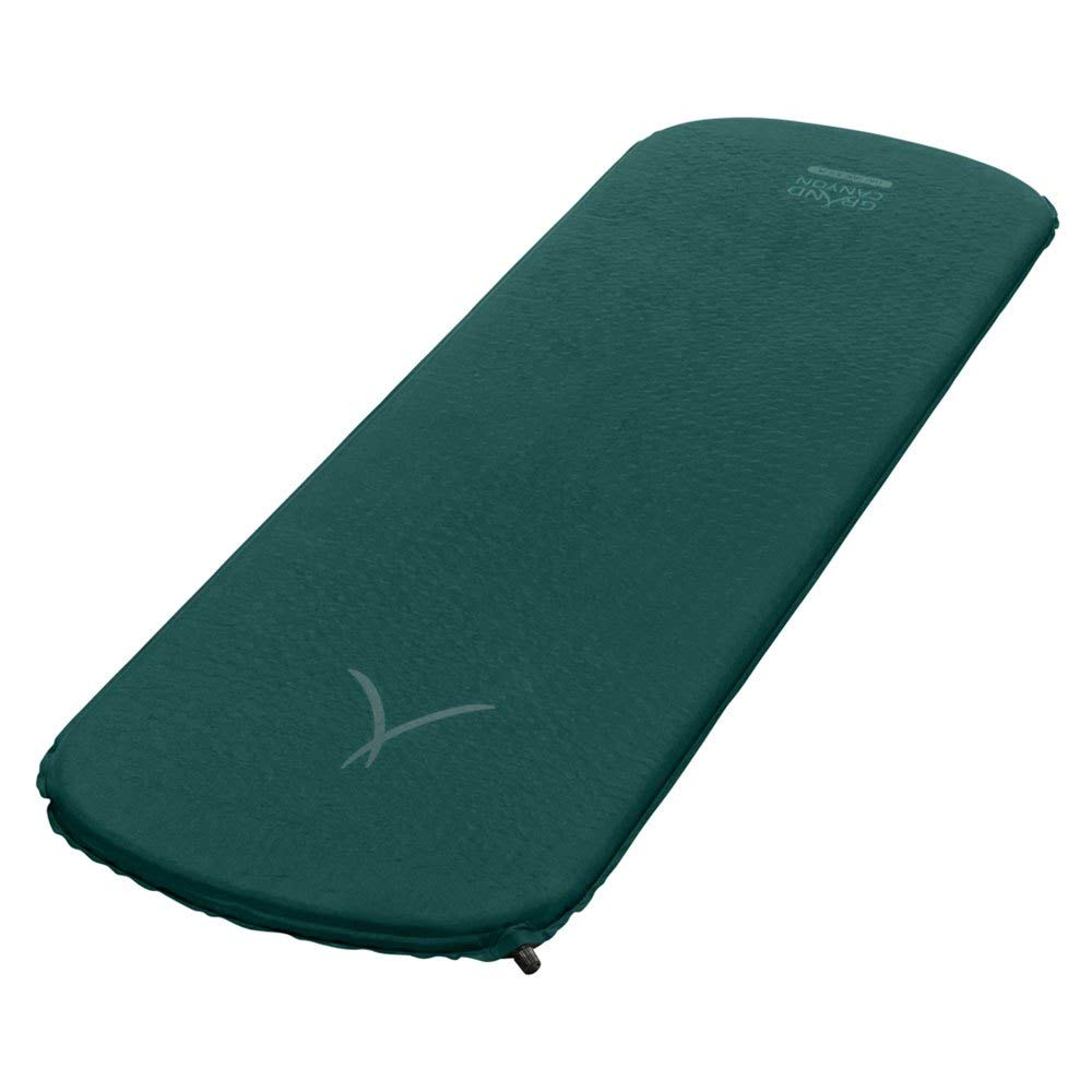 Grand Canyon HATTAN 3.8 M - Self inflating camping mat - 185x55x3,8cm - Botanical Garden (dark green)