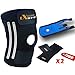 Knee Brace Support by Motion Infiniti for ACL, Meniscus Tear and Arthritis. Best Open Patella Knee Stabilizer - Comes with Large, XL Size for Men and Women! (BLUE, XL)