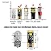 [10-PCS] LASFIT 194 168 T10 192 2825 W5W LED Bulb Canbus Error Free, Non-Polarity 400LM 6000K Extremely Bright for Dome Map Courtesy Door License Plate Trunk Cargo Lights, Xenon White
