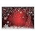 7X5ft Winter Red and Christmas Tree Background for Photography Snowflake Bokeh Photo Backdrop Studio Props Christmas Party Decorations