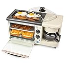Nostalgia BSET100BC 3-in-1 Breakfast Station, Bisque
