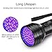 YOUTHINK Black Light, 51 LED Flashlights for Home &Hotel Inspection, Portable Black Light for Pet Urine Detection,Dry ,Bed Bug, Matching with Pet Odor Eliminator